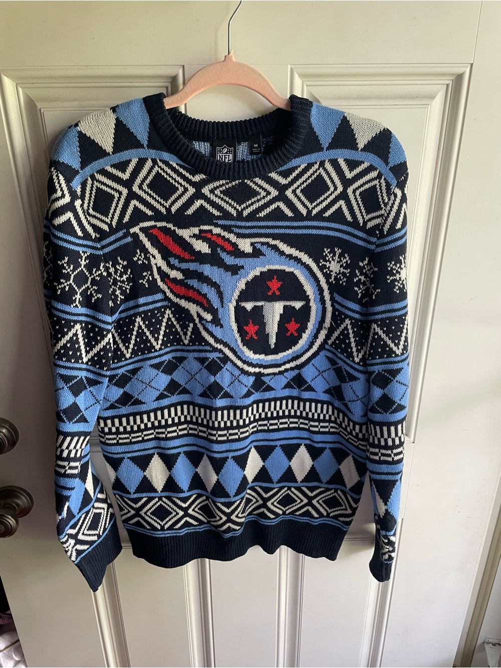 NFL Tennessee Titans Christmas  Crewneck Sweater men's size M